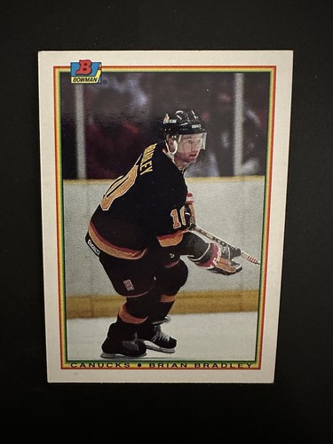 1990 Bowman Tiffany Brian Bradley #58 card