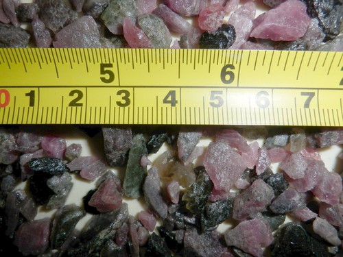 Pink & Green Tourmaline Stone small pieces low grade from Africa 400 gram Lot - Picture 11 of 11