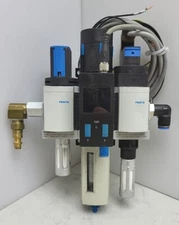 Festo Sde1-D10-G2-Ms4-L-P2-M8 Digital Pressure Sensor 15-30Vdc 1-10Bar Regulator