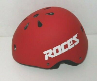 Roces Fahrradhelm, Skaterhelm, Sicherheitshelm Aggressive Red,Größe: S 