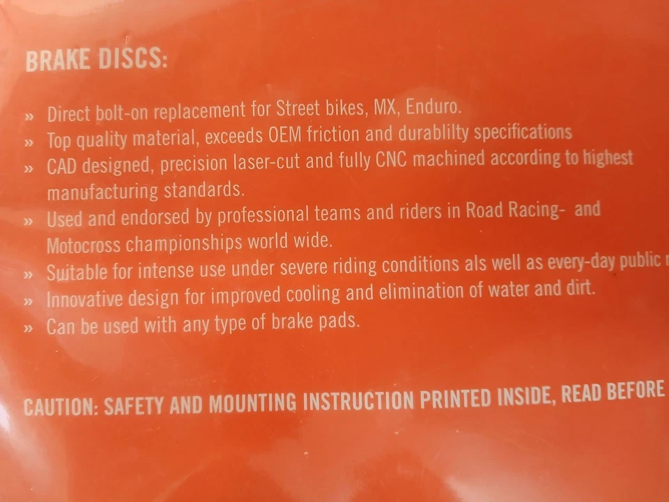 NUEVO OEM KTM DISCO DE FRENO TRASERO 220 77310060000 Foto 3 de 4