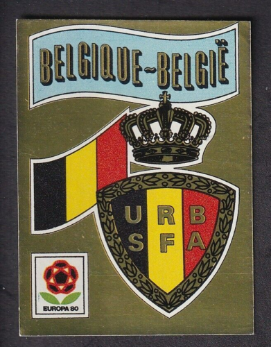 Panini - Europe 80 - #159 Insigne Belgique - Photo 1/2