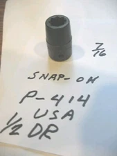 Snap On  7/16”  Impact Socket,1/2” Dr, P-414