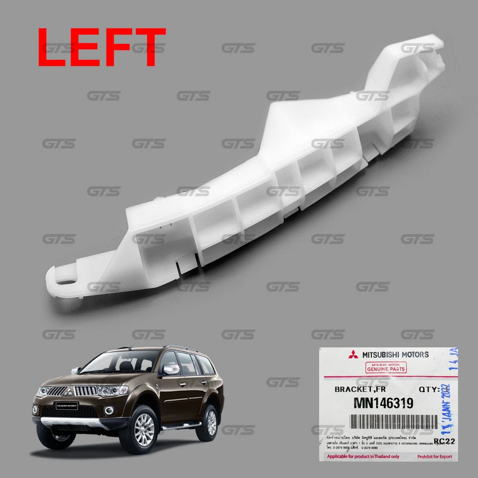 For Mitsubishi Pajero Montero Sport SUV 2010 15 Front Left Bumper Bracket Foto 3 de 4