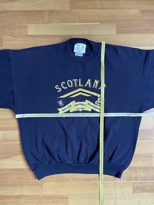 SCOTLAND 90s FOOTBALL SOCCER SWEATSHIRT UMBRO VINTAGE BIG LOGOS