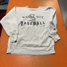 VINTAGE 90S CHAMPION REVERSE WEAVE MADE IN USA CHICAGO WHITE SOX SIZE LARGE L RW