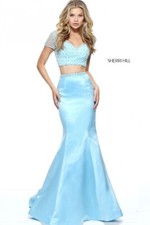 Baby Blue Gown size 2 - Sherri Hill