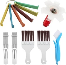 7X Air Conditioner Fin Cleaner Set Comb Condenser Straightener Repair Clean Tool