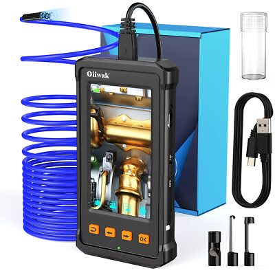 Oiiwak 8mm Dual Lens Inspection Camera 1080P HD Digital Borescope Endoscope