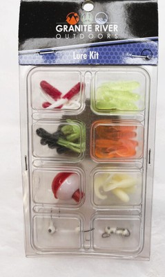 Granite River Outdoors Lure Kit Hooks Bobber Baits WLK16 NIP