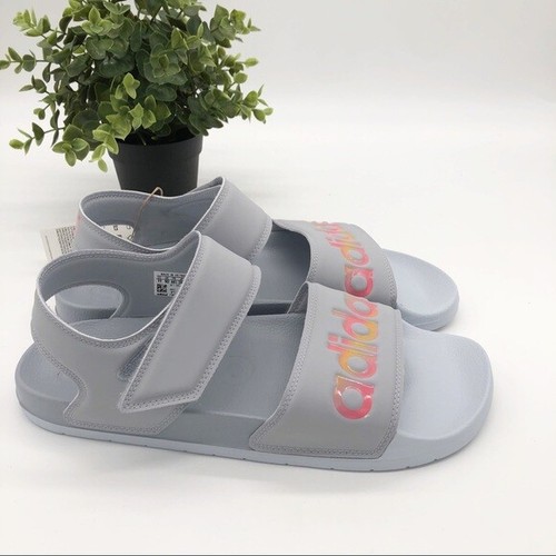 Adidas Adilette Sandals Slides Women's Slippers Red Gray Pink FY8166 NEW |  eBay