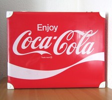 Vintage COCA-COLA Aktenkoffer Koffer Sammlerst&uuml;ck Werbung Reklame 1980er Jahre
