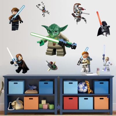 Lego Star Wars Lego Yoda Sticker Yoda Lego Star Wars Cartoon
