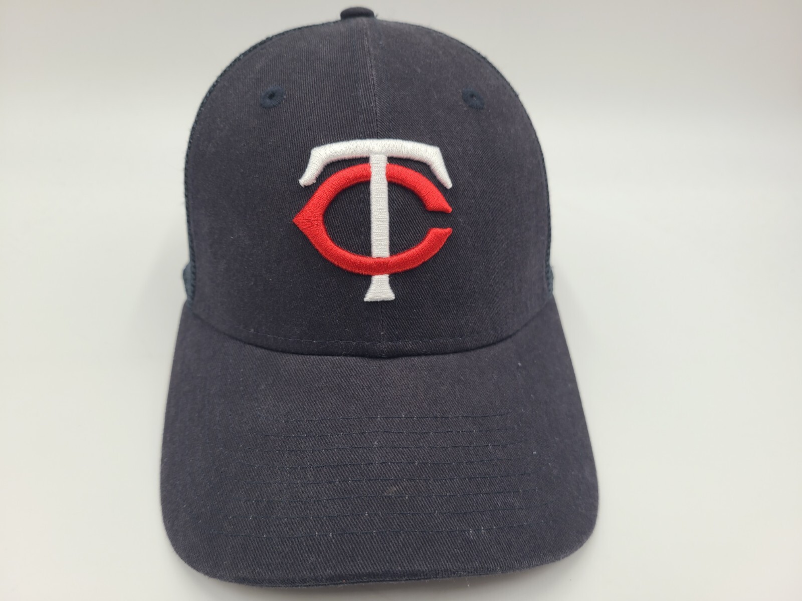 Minnesota Twins New Era 9Forty Mesh Trucker Snapback Hat Cap Men Women MLB Blue