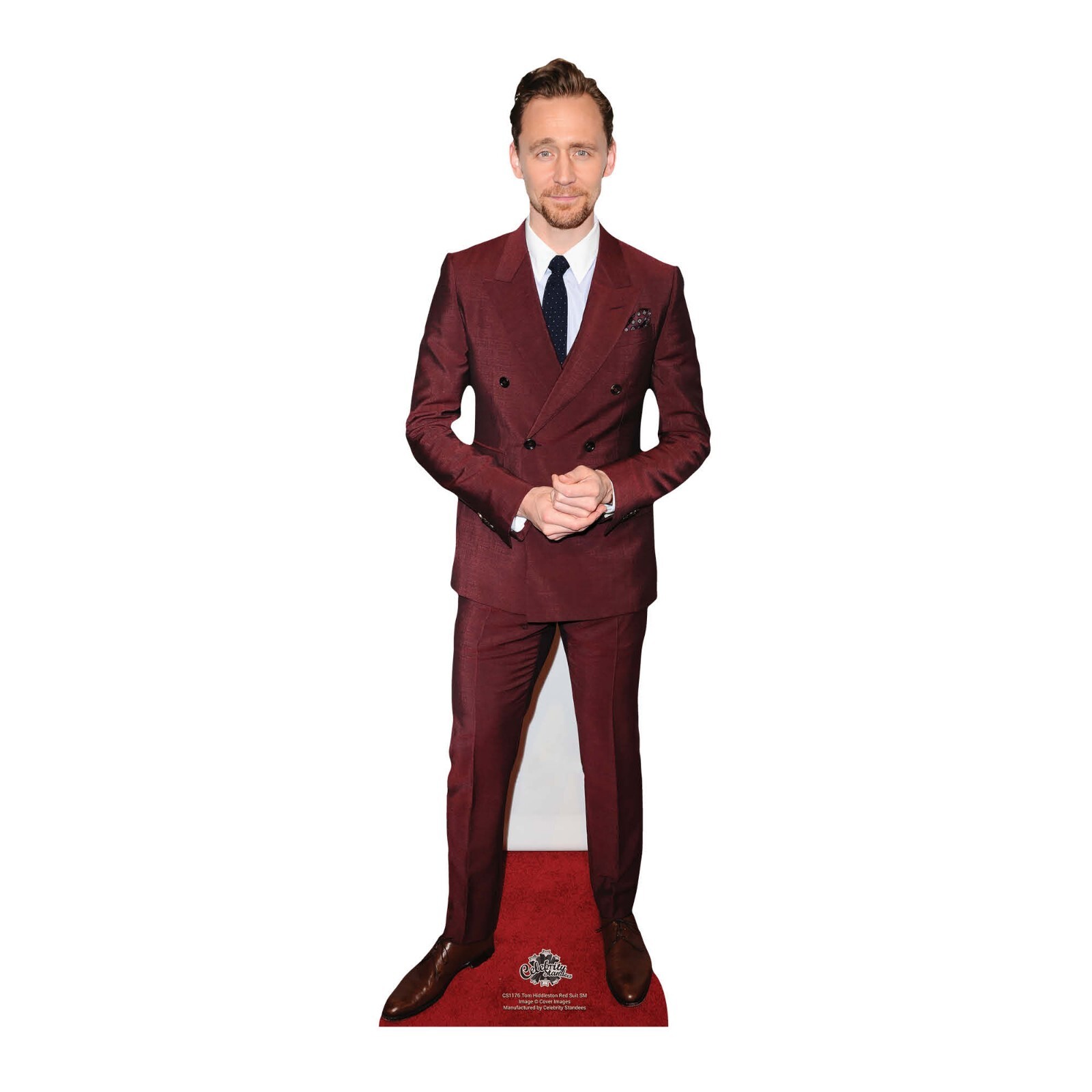 Tom Hiddleston Red Suit Mini Cardboard Cutout / Standee / Standup