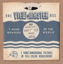 Vintage View-Master reel 501 Mexico City I Mexico 1948