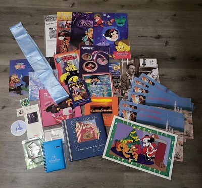 90s/Mixed Disney Eyes And Ears -Cast Member Memorabilia 1st 1/4 Ephemera Lot 30+