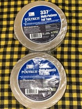 Lot of 2 Rolls of Polyken Aluminum Multi-purpose Plain Foil Tape 337