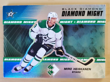 2021-22 UD Black Diamond Miro Heiskanen Diamond Might 4/99 Jersey Number Match!