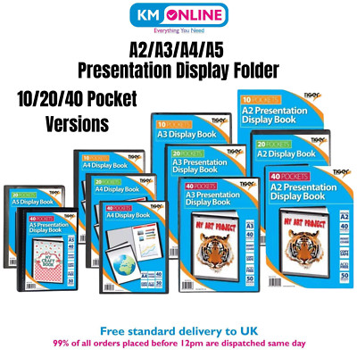 A2 A3 A4 A5 Presentation Display Book Folder Ranged Pockets Document ...