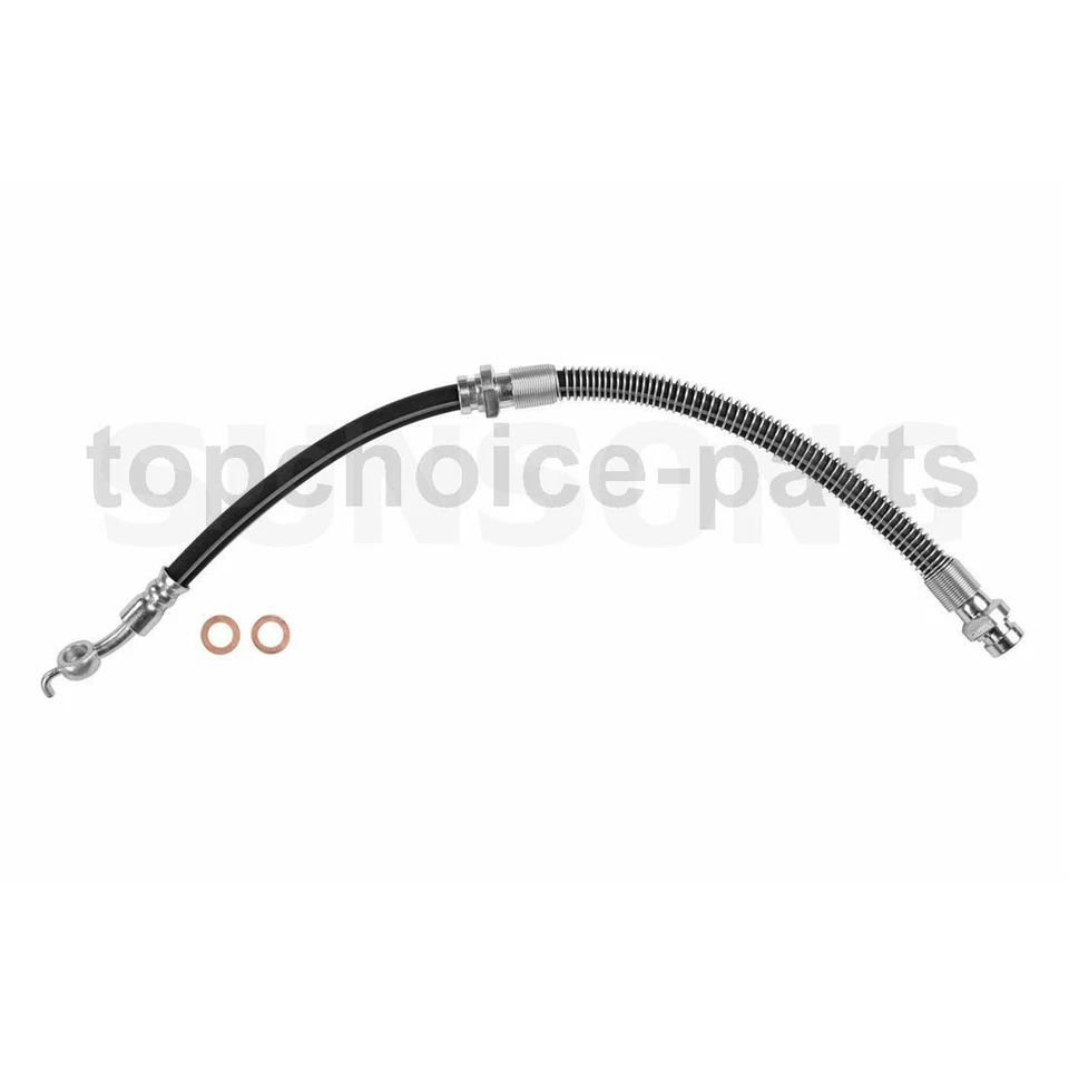 2x Front Brake Hose Brake Line For 1993 1994 Dodge Colt - Image 2 of 4