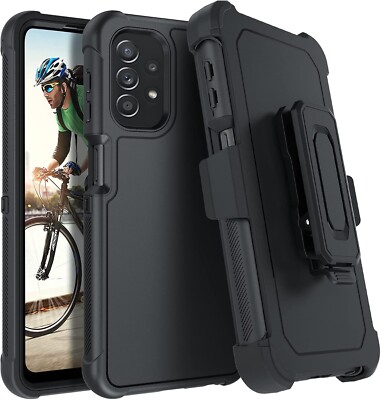 For Samsung Galaxy A33 5G Heavy Duty Shockproof Defender Phone Case Cover + Clip