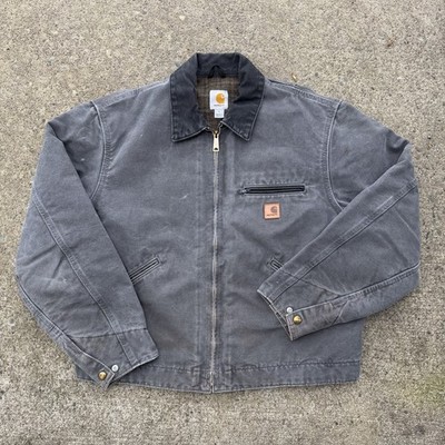 Vintage Carhartt Detroit Jacket J97 GVL Size Large Rare Workwear