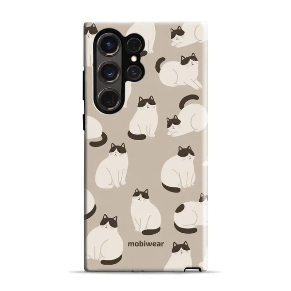 HandyhüLle FüR Galaxy S23 Ultra Mobiwear Case Cover SchutzhüLle Etui HüLle Kaffe-image