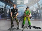 G.I.Joe Hasbro Action Figure 3.75 " Flint And  Lady Jaye
