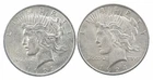 1923 & 1924 Peace Silver Dollar $1 Bullion Collection Lot *171