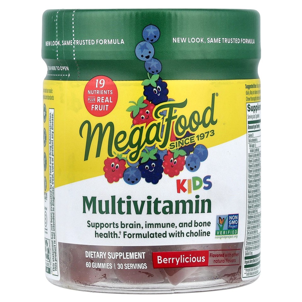 Kids Multivitamin, Berrylicious, 60 Gummies