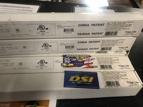 Tripp Lite 24 Port Patch Panel - CAT5e 568B, 1U, N052-024 - Brand New