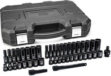 44 Pc. 3/8" Drive 6 Point Standard  Deep Impact SAE/Metric Socket Set