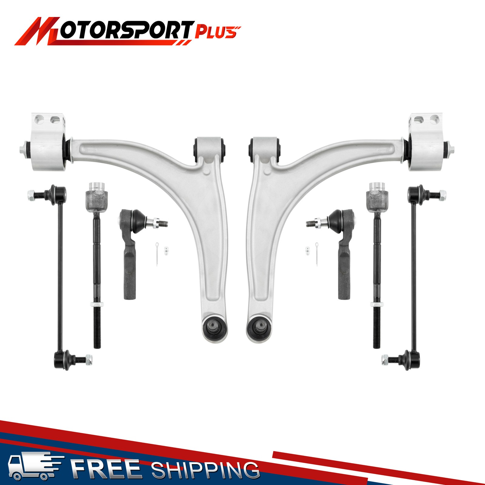 8PCS Control Arms Ball Joints Assembly For Chevy Malibu Pontiac G6 Saturn Aura