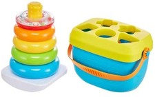 Baby s First Blocks Rock-a-Stack Toy Set, Rock-a-Stack Blocks Bundle