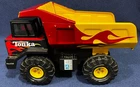 Tonka Dump Truck With Flames - 1999 Hasbro C-239A - Metal - XMB 975