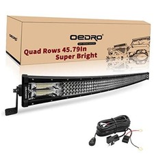Curved LED Light Bar 1128W Quad-Row Spot Flood Combo 42 Inch Quad-Row Curved