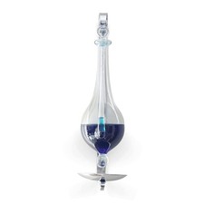 Ambient Weather B1025C Antique Storm Glass Wall Mount Liquid Barometer with... 