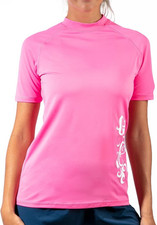 NWT Kanu Surf Women's Breeze Ii Swim Tee - Color Pink - Size M