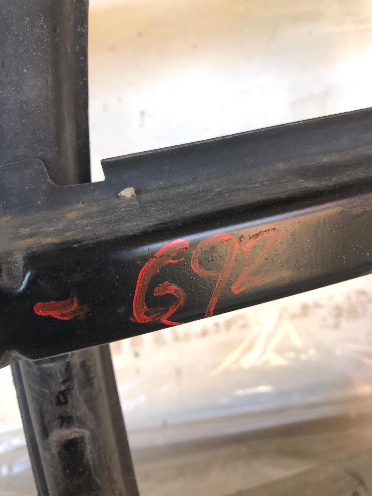 2002 VOLKSWAGEN CABRIO LX Radiator Support Mounting Bracket Assembly Convertible