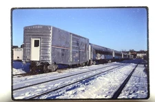 VTRX 100 burlington vt 1-11-01 kodachrome train photo slide 35mm