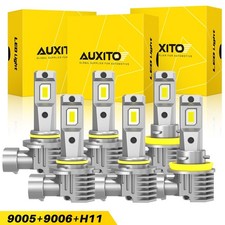 AUXITO 9005 HB3 LED Bulbs Headlight High Beam Super Bright White 6500K 60000LM