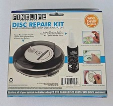 CD DVD Gaming Disc Repair Kit Finelife Products Vintage Bottle Half Full