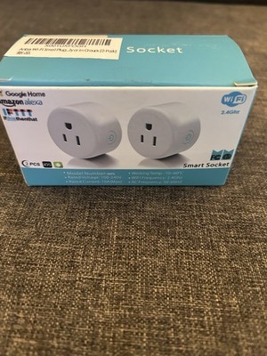 Anbes Wi-Fi Smart Plug Socket (2-Pack)