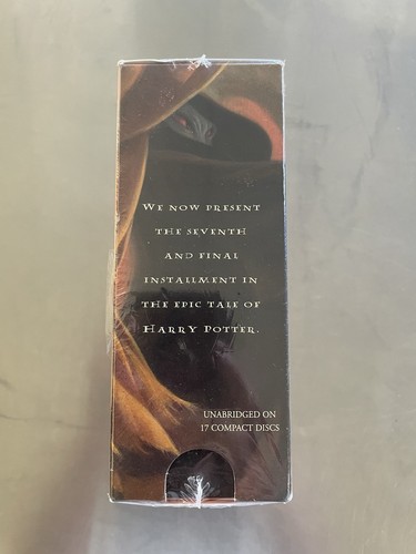 NEW Harry Potter and the Deathly Hallows Audiobook (2007, 17-CD) SEALED NOS - Picture 2 of 6