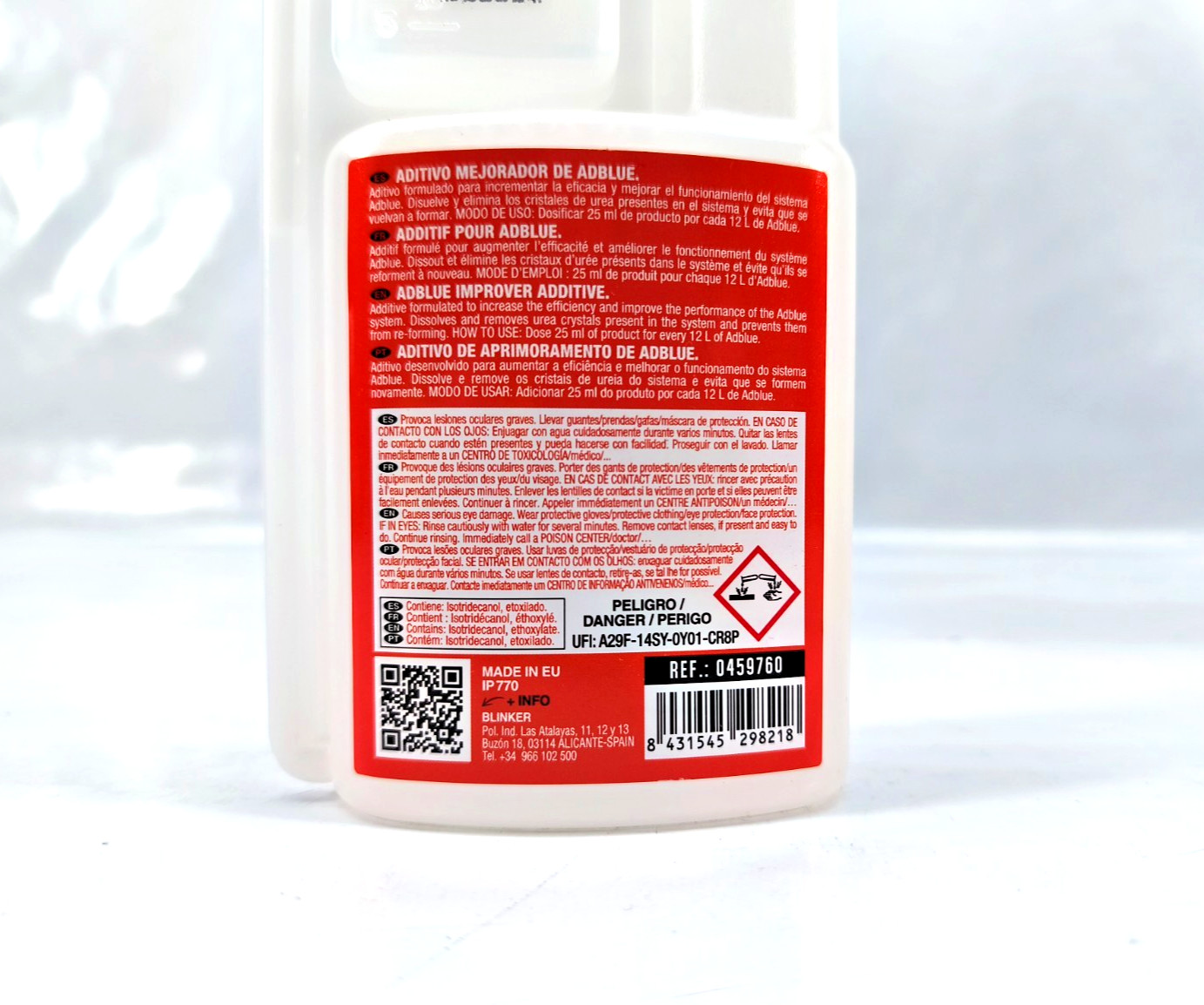 Blinker PRO additif Ad Blue anti-cristaux pour réservoir bouché - 4