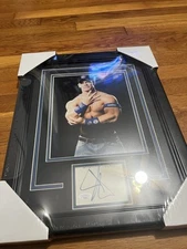 John Cena Framed Autographed Photo with Certificate