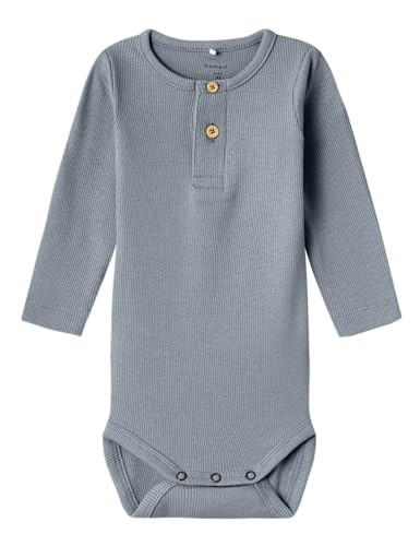 Langarm-Body Herren Name IT Tradewinds GrößE M, Baumwolle, Blau-image