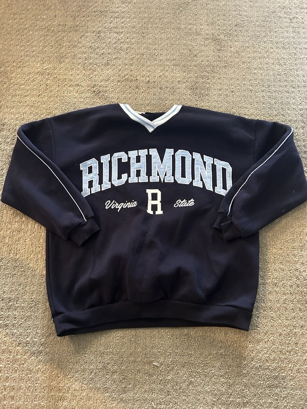 Richmond Virginia Sweatshirt Size Medium Ardene City Preppy USA Pullover