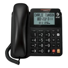 AT T CL2940 Corded Landline Phone Large Display Desk Wall Mount New Open Box